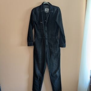 Black Lee Long Sleeve Union Alls